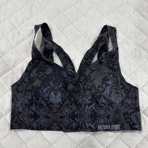 Victoria Sport Black Floral Sports Bra
